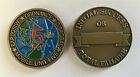 Navy EOD Mobile Unit Five MU5 Challenge Coin Colorized with Enamel