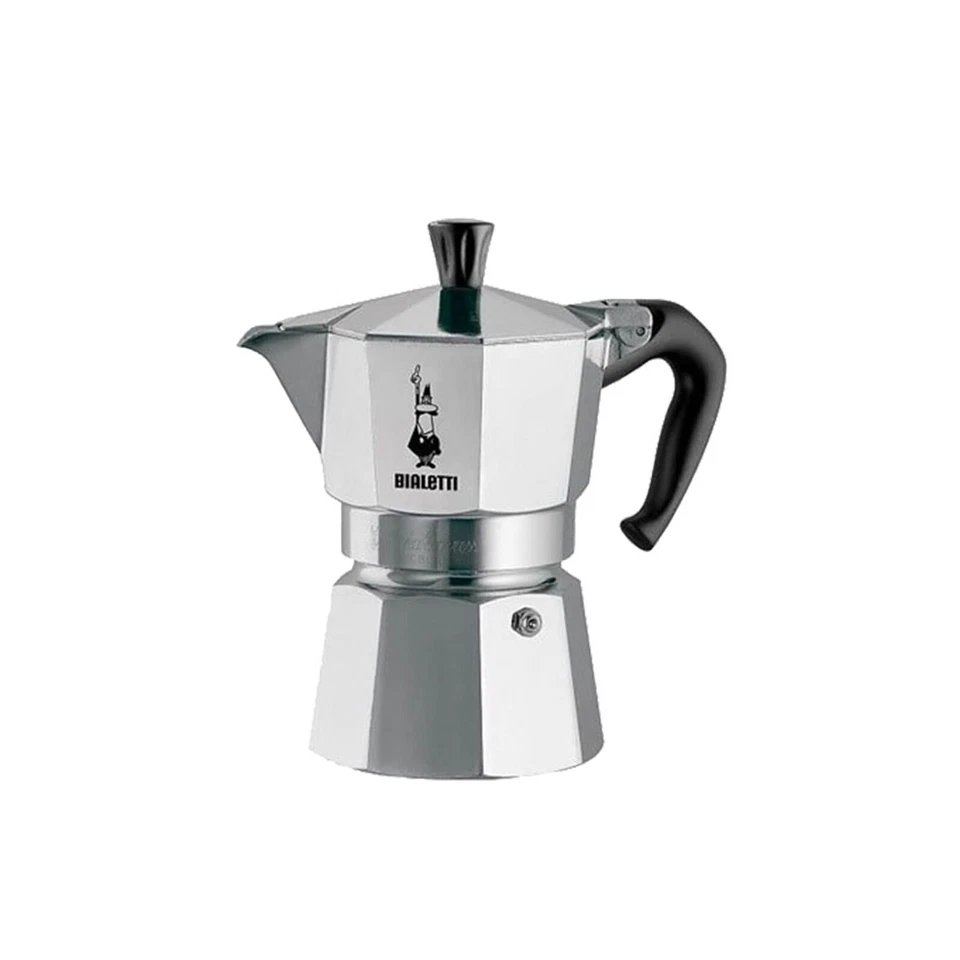 Bialetti Moka Express 2-Tassen-Expressokannen - Silber (1168)