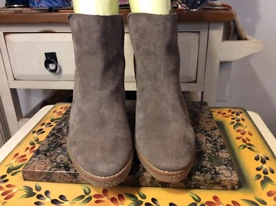 Mujer Gap San Francisco Cuero Marrón Suela Crepé Tacones Slip-on Botines 10 Foto 1 de 4