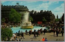 Trafalgar Square London England Postcard