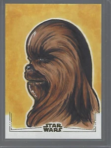 Star Wars High Tek 2024 Chewbacca Sketch by Kang Jing - Picture 1 of 2