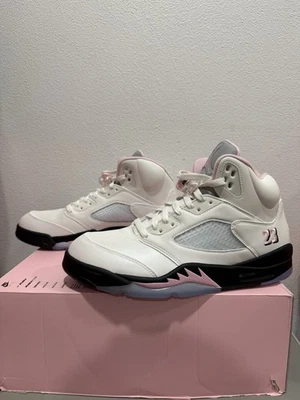 Nike Air Jordan 5 Retro Medio Suave Rosa HQ7978-102 Hombres Talla 11 Nuevo Envío Rápido Foto 1 de 4