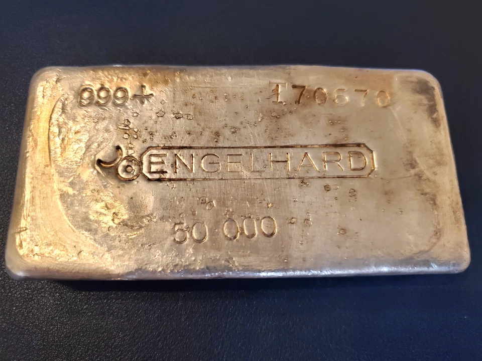 Engelhard Canadian 50oz Vintage Silver Bar 5th Series less than 1000 Mintage !!! - Image 1 of 4