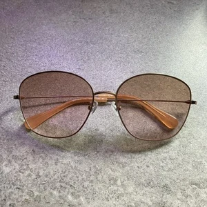 Diane Von Furstenberg DVF 140S 770 Rose Gold Frame Rose Lens Sunglasses G3 - Picture 1 of 6