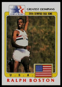 Topps Greatest Olympians 1983 #83 Ralph Boston EE. UU. - Imagen 1 de 2