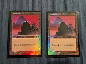 2x Urza's Saga Arena League Promo Foil Mountain - MTG - Magic the Gathering - Picture 1 of 3