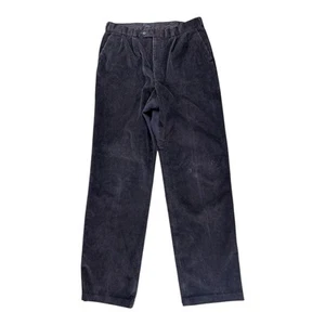 St Michael Cord trousers Brown Jumbo Corduroy pleated wide 90s Vintage Mens W32 - Picture 1 of 5