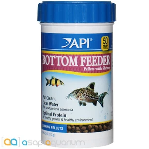 API Bottom Feeder Pellets with Shrimp 4oz Pellet Fish Food for Bottom Feeders - Picture 1 of 2