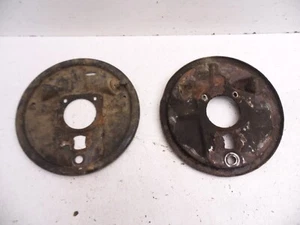 82-92 Camaro Firebird Original Rear Drum Brake Backing Plate Plates Dust Shields - Picture 1 of 19