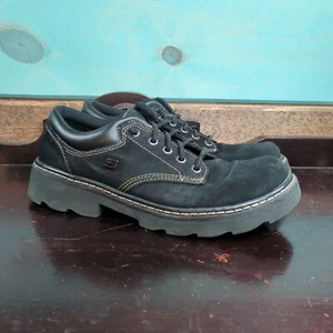SKECHERS Oxford Lug Sole Chunky Black Platform Shoes 90's Grunge Y2K Womens 9 - Picture 1 of 9