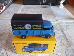 FORD Camion Bâché SCNF DINKY ATLAS réf 25 JB 1/65 en boite - Imagen 1 de 2