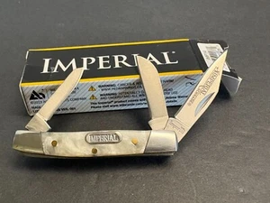 New in Box Imperial Schrade Small Stockman 3 Blade Pocket Knife IMP14 Nice! READ - Picture 1 of 15