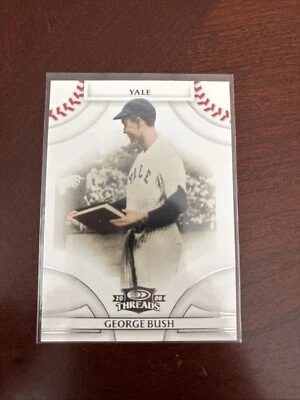 George Bush 2008 Donruss Threads #33 Yale President - Image 1 of 2