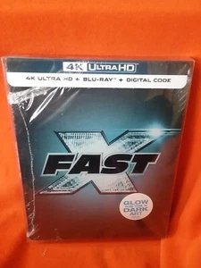 New (Sealed) - Fast X (2023) (Steelbook) 4K + Blu-ray + Digital - Bild 1 von 2