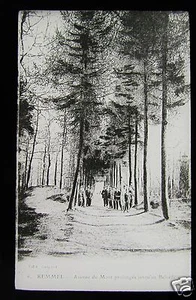 Glas Zauberlaternenschieber KEMMEL AVENUE DU MONT UM 1.WK - Bild 1 von 2