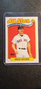 1989 Topps TIFFANY Wade Boggs Boston Red Sox