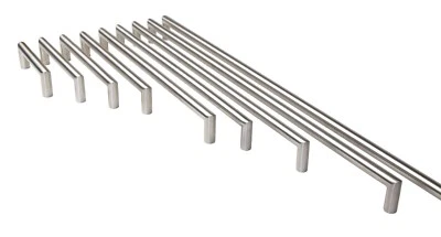 Möbelgriff Edelstahl matt Ø 10 mm GR10021 Stangengriff Küche rostfrei Bügelgriff - Bild 1 von 4