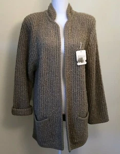 Neu mit Etikett - C.S.T. Studio (Catherine's) hellbraune Damen-Cardigan Pullover, Maße Größe 16 - Bild 1 von 9