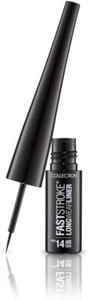 Collection Cosmetics Fast Stroke Eyeliner Long Wear Quick 4ml Black Liquid Liner - Picture 1 of 3