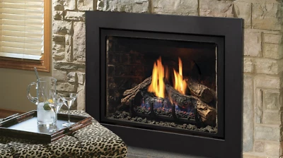 Inserto de chimenea de ventilación directa Kingsman 26", milivoltios, gas natural - IDV26N Foto 1 de 3