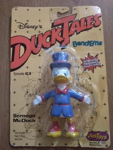 Vintage Disney DuckTales Uncle Scrooge twistable bendable Bend Em By Just Toys - Picture 1 of 2