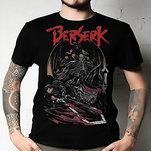 Berserk T-Shirt, Japanese Anime Shirt, Anime Manga Shirt, Trendy Anime Unisex - Picture 1 of 16