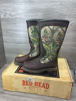 RED HEAD BAYOU III Waterproof Snake Boots Camo Size Men’s 12 W  #3549114 ￼ - Image 1 of 4