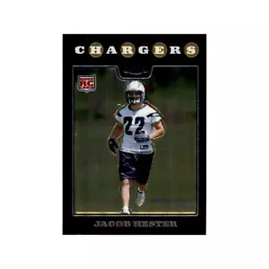 2008 Topps Chrome Jacob Hester RC Football Cards #TC227 - Picture 1 of 3