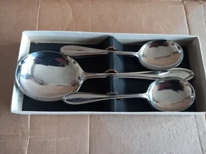 Vintage Edelstahl Firth Staybright Obst Dessert Set - Bild 1 von 3
