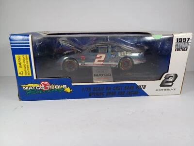 Matco Tools Chrome Edition 1:24 Rusty Wallace #2 Miller Lite 1997 Ford Bank - Image 1 of 4