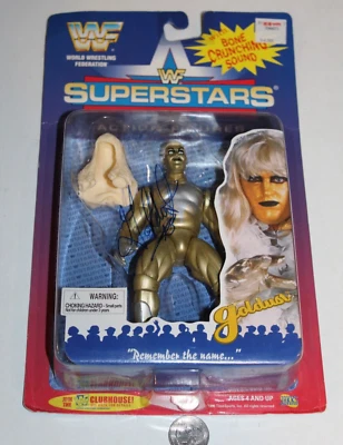 Firmado 1996 Jakks Pacific WWF WWE Superstars Goldust con sonido Bone Crunching Nuevo en caja Foto 1 de 4