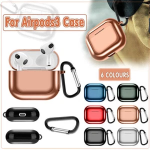 Airpods 3 TPU Shockproof Protective Case AntiDrop Plating Cover Earbud Skin AU - Picture 1 of 24