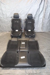 19 20 21 DODGE CHALLENGER HELLCAT 6.2L OEM BLACK SUEDE LEATHER FRONT N REAR SEAT - Picture 1 of 16