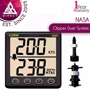 NASA Marine Clipper Duett mit Paddelrad & In Rumpfgeber│Speed-Di/Log/Echo - Bild 1 von 2