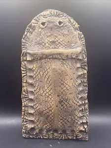 Handcrafted Art Pottery Wall Pocket Vase Signed by Artist - Picture 1 of 10