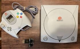 Sega Dreamcast RGB bundle. Vertical stand, RGB cables included. Tested working.