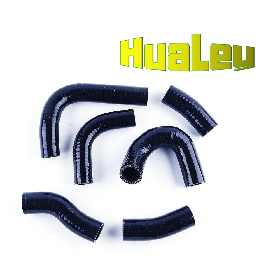 Manguera de radiador de silicona negra para Honda V65 V45 Magna VF1100C VF750C 1982-1986 Foto 1 de 4