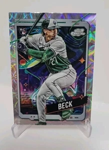 Jordan Beck 2024 Topps cromo núcleo cósmico refractor SP novato - Imagen 1 de 2