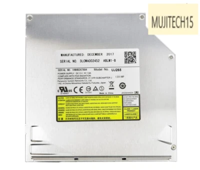 UJ265 Slot Load Blu-ray Burner Player 12.7mm SATA Optical Disc Drive UJ-265 - Image 1 of 4