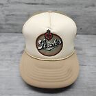 Vintage 1980s STROHS BEER BREWERY Advertising SNAPBACK TRUCKER HAT CAP Made USA