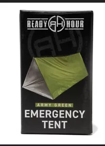 NEW Ready Hour Army Green Emergency Tent - Picture 1 of 8