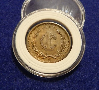 1937 Mexico Un 1 Centavo - Fantastic Coin - See Pictures - Image 1 of 2