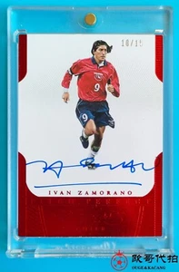 2015-16 Panini Flawless Finishes Chile Ivan Zamorano PP Auto 10/15 - Bild 1 von 2
