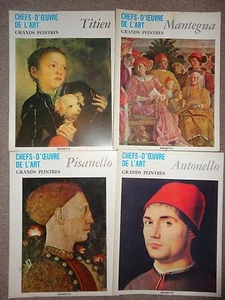 art book grands peintres chef-d'oeuvre l'art Antonello Mantegna Titian Pisanello - Picture 1 of 5