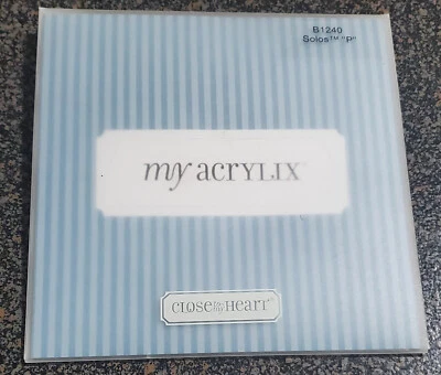 Juego de estampillas Close To My Heart CTMH B1240 Solos "P" My Acrylix Foto 1 de 2