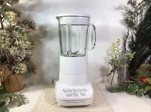 KitchenAid Power Blender 5-Speed~KSB5WW3~5 Cup/40 Oz~White~Clean/WORKS! - Picture 1 of 21