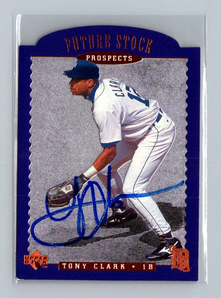 Upper Deck #FS6 1996 Tony Clark en persona automático Foto 1 de 2