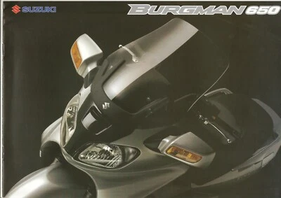Suzuki AN650 GB Sales Brochure Burgman 650 AN650 AN650K3 - Image 1 of 2