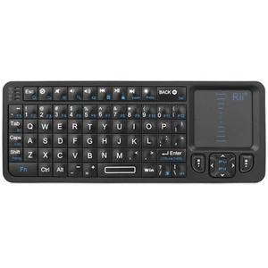 Rii Mini Bluetooth Keyboard K06,Backlit Wireless Keyboard with IR Learning TV AU - Picture 1 of 8