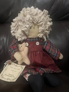 Bouquet Enterprises Doll With Teddy Bear - Picture 1 of 6